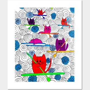 Boarding Cats Posters and Art